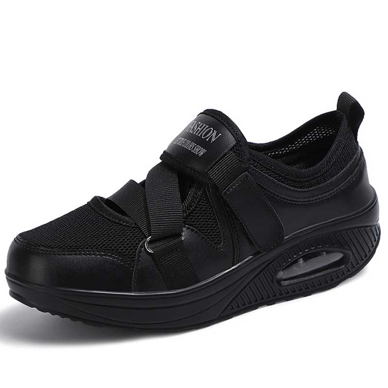 Amazon.com | YOJANEO Diabetic Shoes for Men Dress Shoes Wide Width  Adjustable Closure Velcro Shoes for Diabetic Edema Plantar Fasciitis  Slip-on Shoes Walking Sneakers(EUR 39) Black | Walking